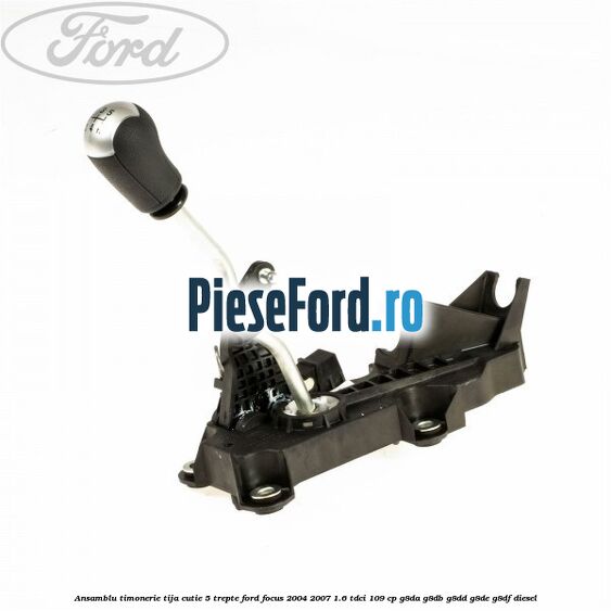 Ansamblu timonerie, tija cutie 5 trepte Ford Focus 2004-2007 1.6 TDCi 109 cp G8DA, G8DB, G8DD, G8DE, G8DF diesel