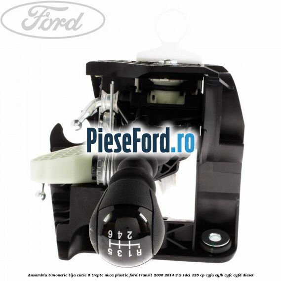 Ansamblu timonerie, tija cutie 6 trepte nuca plastic Ford Transit 2006-2014 2.2 TDCi 125 cp Ansamblu timonerie, tija cutie 6 trepte nuca plastic Ford Transit 2006-2014 2.2 TDCi 125 cp CYFA, CYFB, CYFC, CYFD diesel