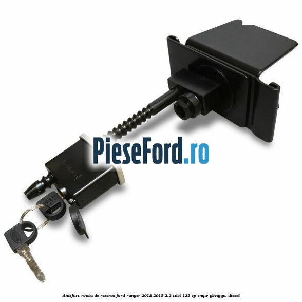 Antifurt roata de rezerva Ford Ranger 2012-2015 2.2 TDCi 125 cp ENQW, GBVAJQW diesel
