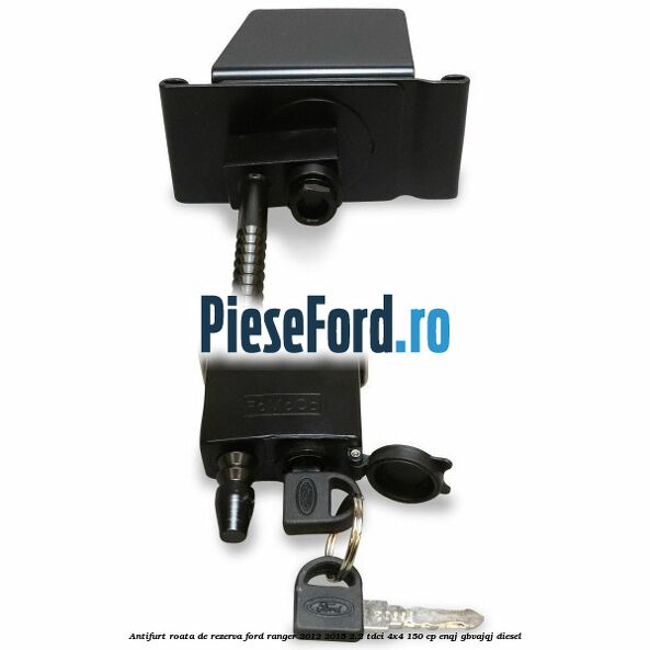 Antifurt roata de rezerva Ford Ranger 2012-2015 2.2 TDCi 4x4 150 cp ENQJ, GBVAJQJ diesel