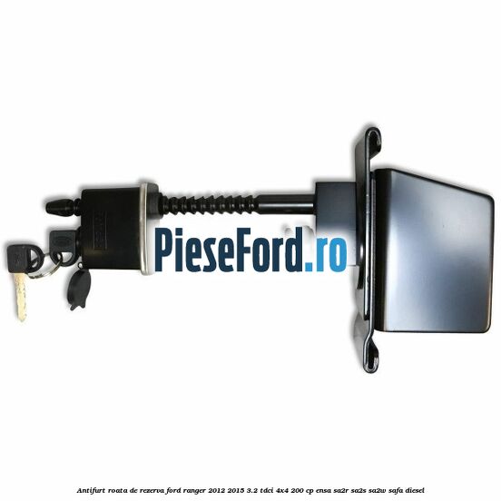 Antifurt roata de rezerva Ford Ranger 2012-2015 3.2 TDCi 4x4 200 cp ENSA, SA2R, SA2S, SA2W, SAFA diesel