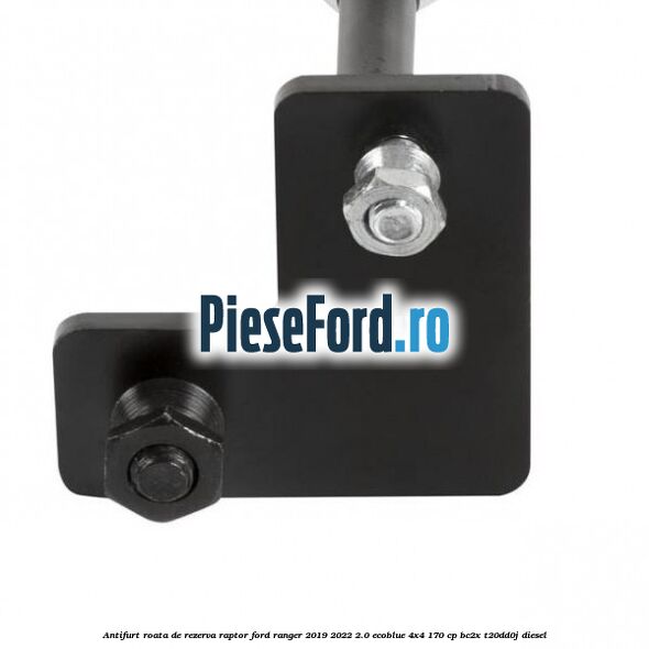 Antifurt roata de rezerva Raptor Ford Ranger 2019-2022 2.0 EcoBlue 4x4 170 cp Antifurt roata de rezerva Raptor Ford Ranger 2019-2022 2.0 EcoBlue 4x4 170 cp BC2X, T20DD0J diesel