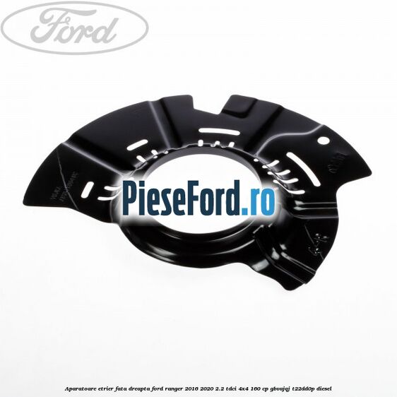 Aparatoare etrier fata dreapta Ford Ranger 2016-2020 2.2 TDCi 4x4 160 cp GBVAJQJ, T22DD0P diesel