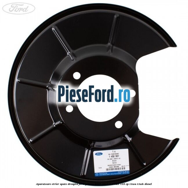 Aparatoare etrier spate dreapta Ford Galaxy 2007-2014 1.6 TDCi 115 cp T1WA, T1WB diesel