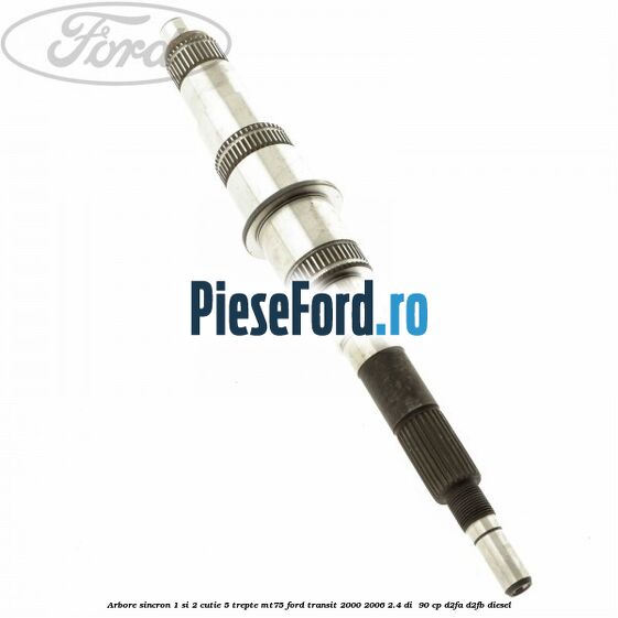 Arbore sincron 1 si 2 cutie 5 trepte MT75 Ford Transit 2000-2006 2.4 DI  90 cp D2FA, D2FB diesel
