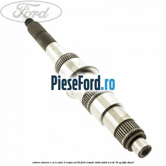 Arbore sincron 1 si 2 cutie 5 trepte MT75 Ford Transit 2000-2006 2.4 DI 75 cp F4FA diesel