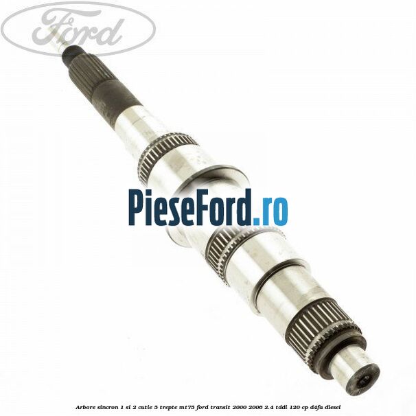 Arbore sincron 1 si 2 cutie 5 trepte MT75 Ford Transit 2000-2006 2.4 TDdi 120 cp D4FA diesel