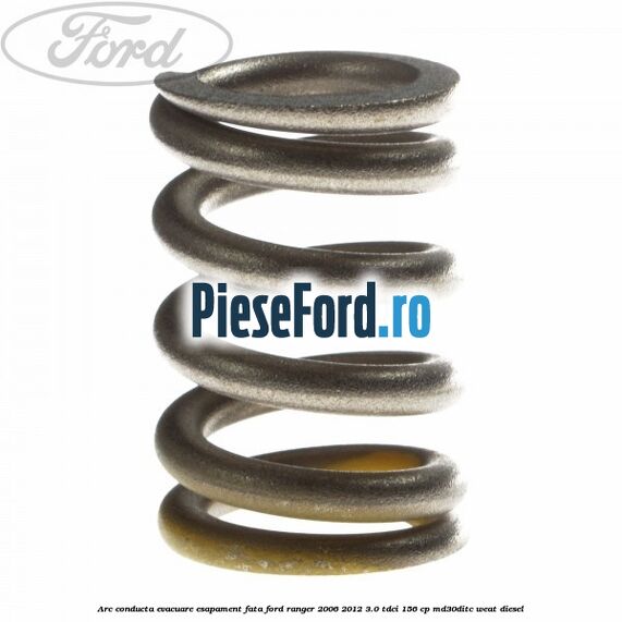 Arc conducta evacuare esapament fata Ford Ranger 2006-2012 3.0 TDCi 156 cp MD30DITC, WEAT diesel
