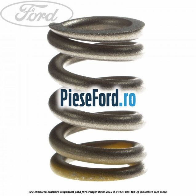 Arc conducta evacuare esapament fata Ford Ranger 2006-2012 3.0 TDCi 4x4 156 cp Arc conducta evacuare esapament fata Ford Ranger 2006-2012 3.0 TDCi 4x4 156 cp MD30DITC, WEC diesel