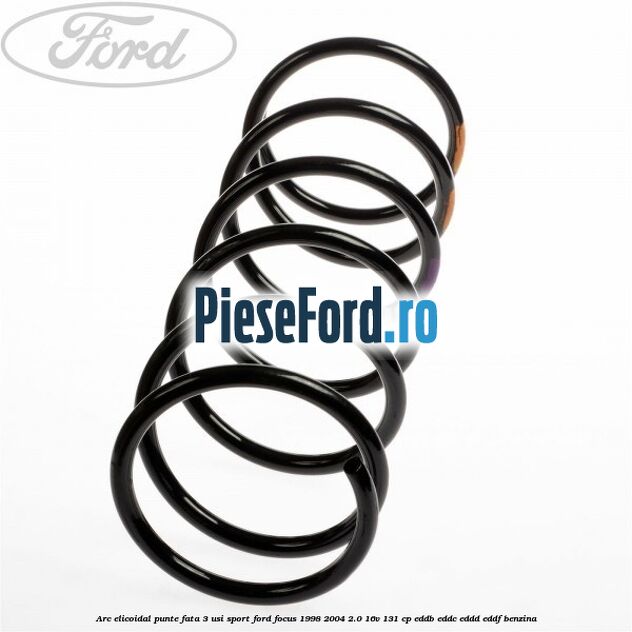 Arc elicoidal punte fata 3 usi sport Ford Focus 1998-2004 2.0 16V 131 cp EDDB, EDDC, EDDD, EDDF benzina