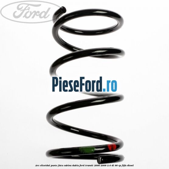 Arc elicoidal punte fata cabina dubla Ford Transit 2000-2006 2.0 DI 86 cp F3FA diesel