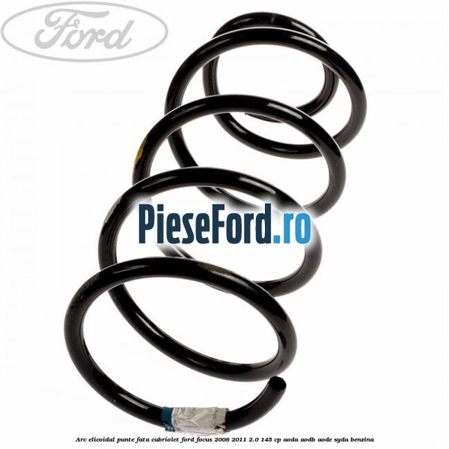 Arc elicoidal punte fata cabriolet Ford Focus 2008-2011 2.0 145 cp AODA, AODB, AODE, SYDA benzina