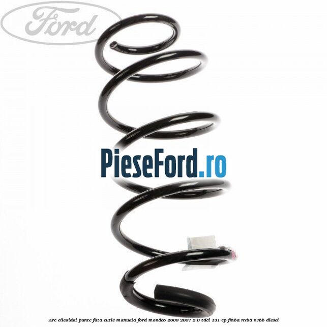 Arc elicoidal punte fata cutie manuala Ford Mondeo 2000-2007 2.0 TDCi 131 cp FMBA, N7BA, N7BB diesel