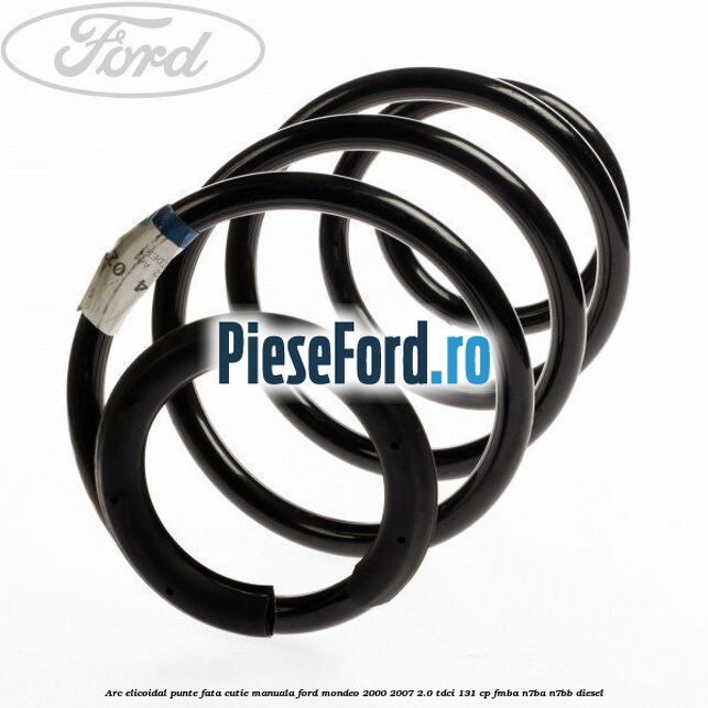 Arc elicoidal punte fata cutie manuala Ford Mondeo 2000-2007 2.0 TDCi 131 cp FMBA, N7BA, N7BB diesel