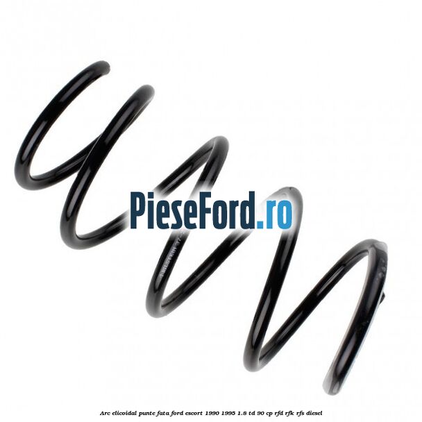 Arc elicoidal punte fata Ford Escort 1990-1995 1.8 TD 90 cp RFD, RFK, RFS diesel
