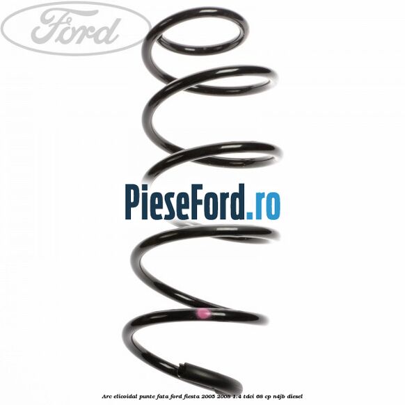 Arc elicoidal punte fata Ford Fiesta 2005-2008 1.4 TDCi 68 cp Arc elicoidal punte fata Ford Fiesta 2005-2008 1.4 TDCi 68 cp N4JB diesel