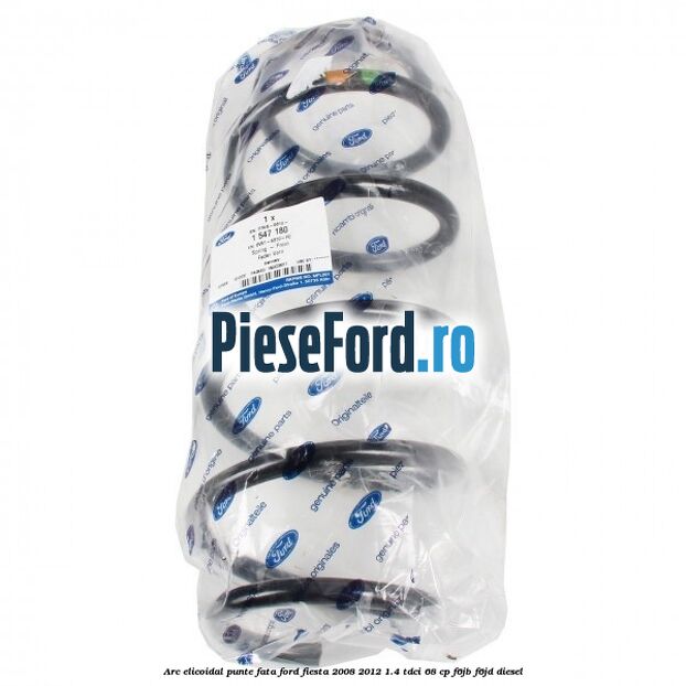 Arc elicoidal punte fata Ford Fiesta 2008-2012 1.4 TDCi 68 cp F6JB, F6JD diesel