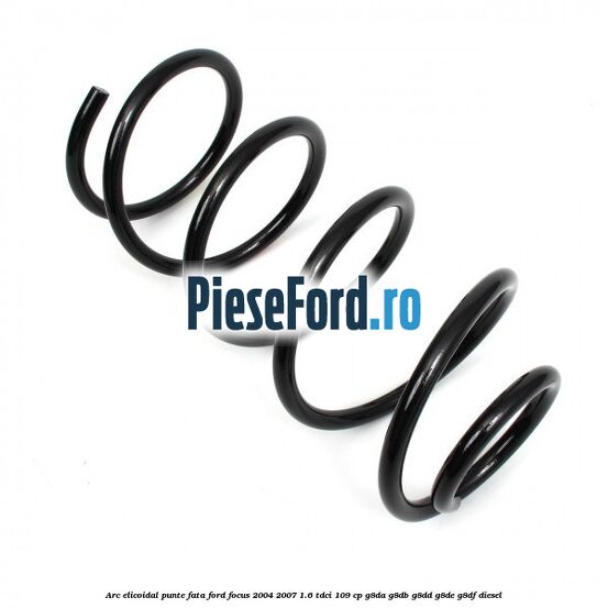 Arc elicoidal punte fata Ford Focus 2004-2007 1.6 TDCi 109 cp Arc elicoidal punte fata Ford Focus 2004-2007 1.6 TDCi 109 cp G8DA, G8DB, G8DD, G8DE, G8DF diesel