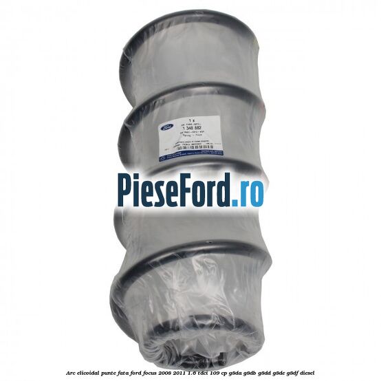 Arc elicoidal punte fata Ford Focus 2008-2011 1.6 TDCi 109 cp Arc elicoidal punte fata Ford Focus 2008-2011 1.6 TDCi 109 cp G8DA, G8DB, G8DD, G8DE, G8DF diesel