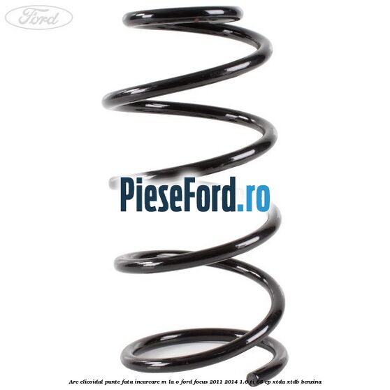 Arc elicoidal punte fata incarcare M la O Ford Focus 2011-2014 1.6 Ti 85 cp XTDA, XTDB benzina