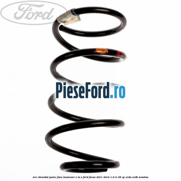 Arc elicoidal punte fata incarcare S la Z Ford Focus 2011-2014 1.6 Ti 85 cp XTDA, XTDB benzina