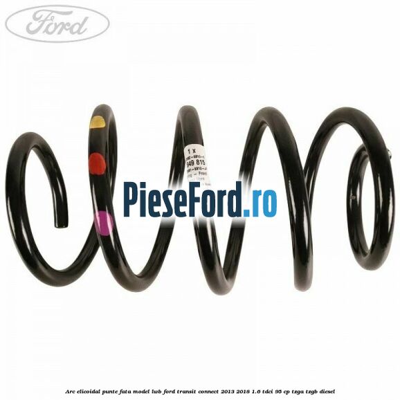 Arc elicoidal punte fata model LWB Ford Transit Connect 2013-2018 1.6 TDCi 95 cp TZGA, TZGB diesel