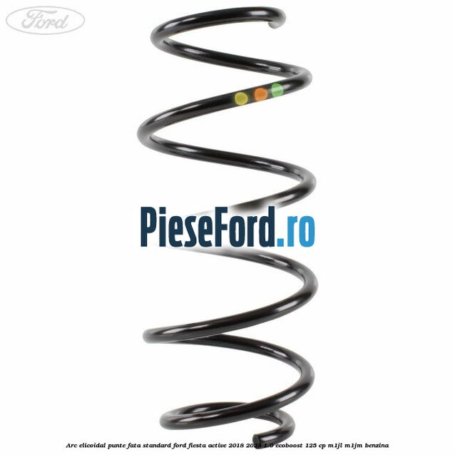 Arc elicoidal punte fata standard Ford Fiesta Active 2018-2023 1.0 EcoBoost 125 cp M1JL, M1JM benzina