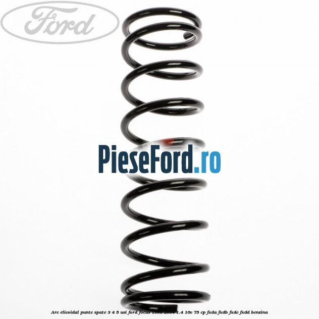Arc elicoidal punte spate 3/4/5 usi Ford Focus 1998-2004 1.4 16V 75 cp FXDA, FXDB, FXDC, FXDD benzina