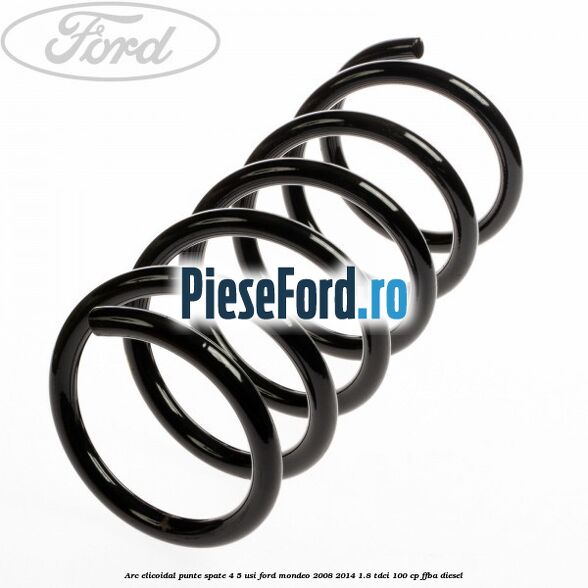 Arc elicoidal punte spate 4/5 usi Ford Mondeo 2008-2014 1.8 TDCi 100 cp FFBA diesel