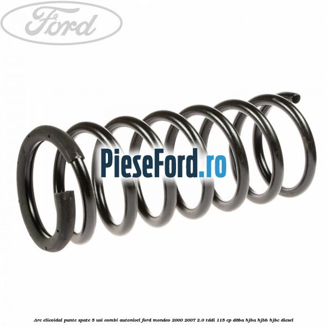 Arc elicoidal punte spate 5 usi combi autonivel Ford Mondeo 2000-2007 2.0 TDDI 115 cp D6BA, HJBA, HJBB, HJBC diesel