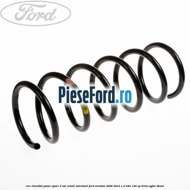 Arc elicoidal punte spate 5 usi combi autonivel Ford Mondeo 2008-2014 1.8 TDCi 125 cp KHBA, QYBA diesel