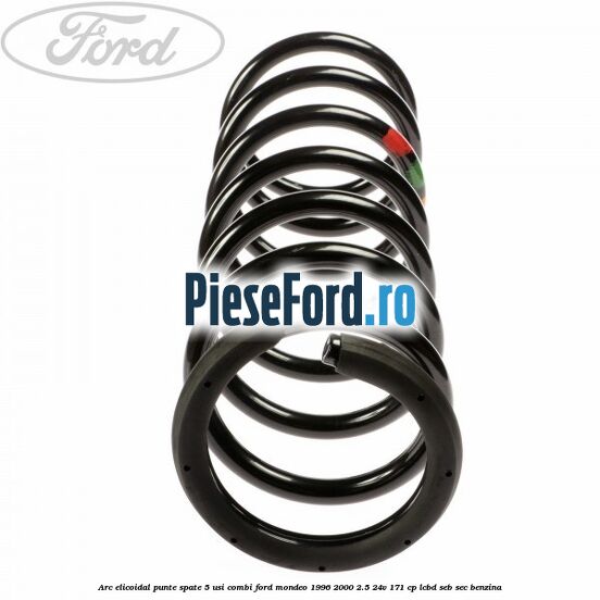 Arc elicoidal punte spate 5 usi combi Ford Mondeo 1996-2000 2.5 24V 171 cp LCBD, SEB, SEC benzina
