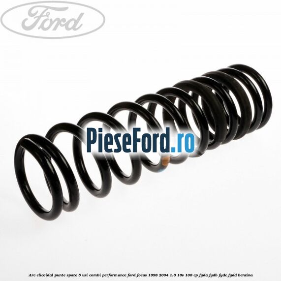 Arc elicoidal punte spate 5 usi combi performance Ford Focus 1998-2004 1.6 16V 100 cp FYDA, FYDB, FYDC, FYDD benzina