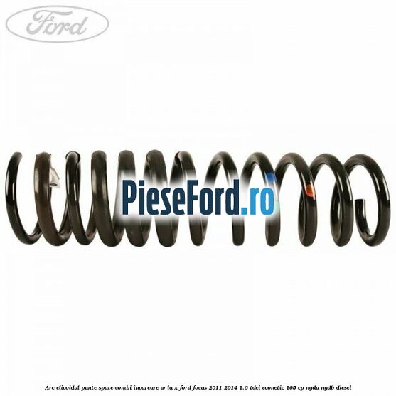 Arc elicoidal punte spate combi incarcare W la X Ford Focus 2011-2014 1.6 TDCi ECOnetic 105 cp Arc elicoidal punte spate combi incarcare W la X Ford Focus 2011-2014 1.6 TDCi ECOnetic 105 cp NGDA, NGDB diesel