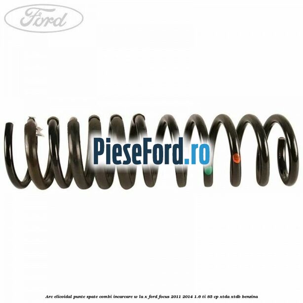 Arc elicoidal punte spate combi incarcare W la X Ford Focus 2011-2014 1.6 Ti 85 cp Arc elicoidal punte spate combi incarcare W la X Ford Focus 2011-2014 1.6 Ti 85 cp XTDA, XTDB benzina