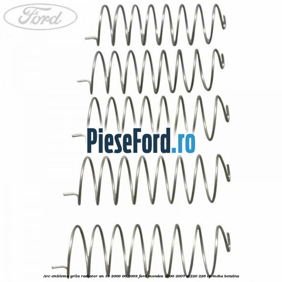 Arc emblema grila radiator an 10/2000-06/2003 Ford Mondeo 2000-2007 ST220 226 cp MEBA benzina