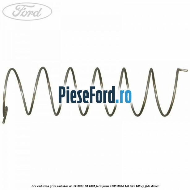 Arc emblema grila radiator an 12/2001-05/2005 Ford Focus 1998-2004 1.8 TDCi 100 cp FFDA diesel