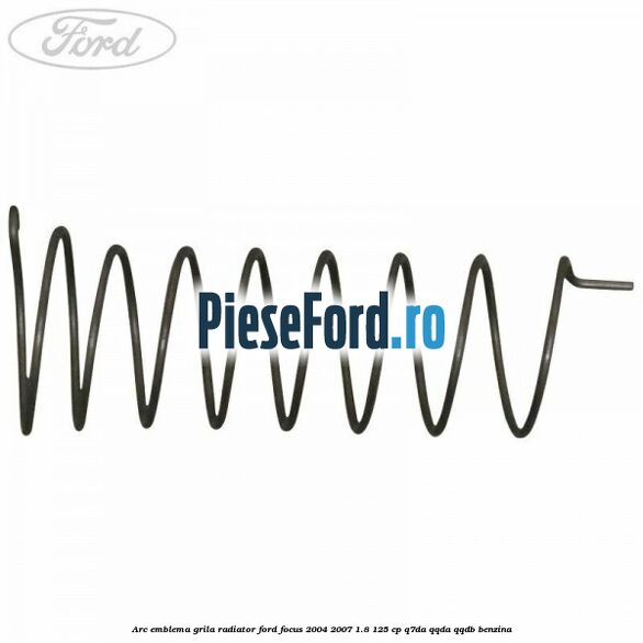 Arc emblema grila radiator Ford Focus 2004-2007 1.8 125 cp Arc emblema grila radiator Ford Focus 2004-2007 1.8 125 cp Q7DA, QQDA, QQDB benzina