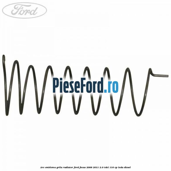 Arc emblema grila radiator Ford Focus 2008-2011 2.0 TDCi 110 cp IXDA diesel