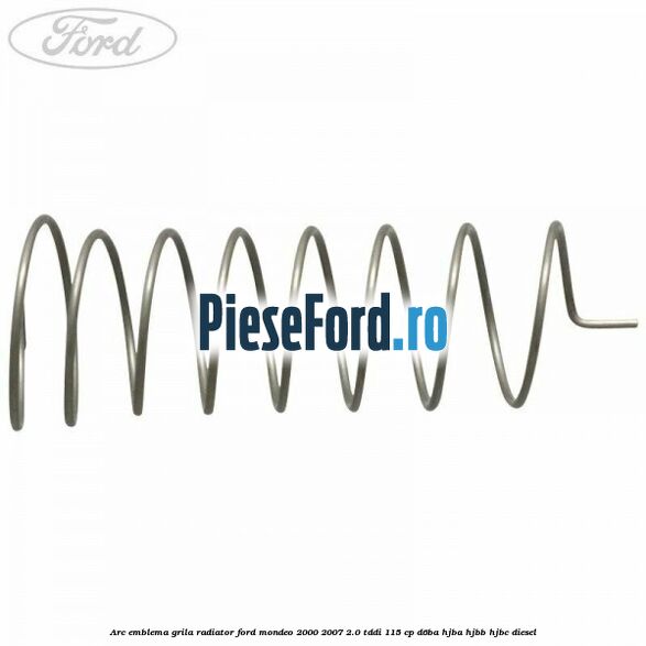 Arc emblema grila radiator Ford Mondeo 2000-2007 2.0 TDDI 115 cp D6BA, HJBA, HJBB, HJBC diesel