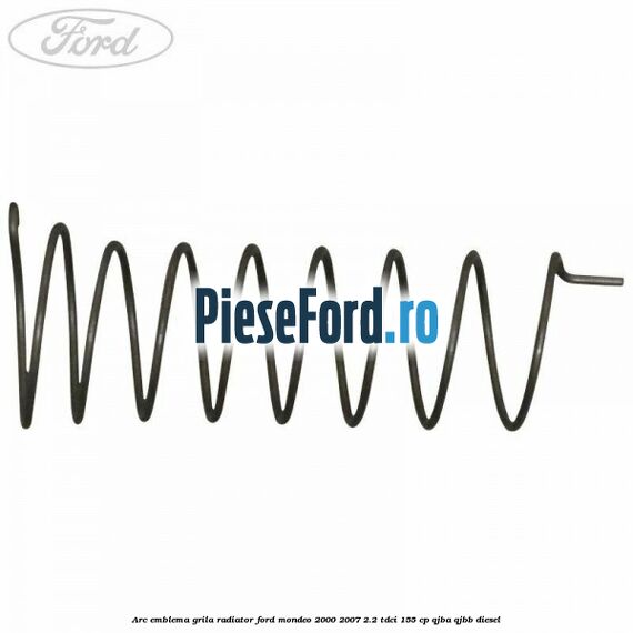 Arc emblema grila radiator Ford Mondeo 2000-2007 2.2 TDCi 155 cp QJBA, QJBB diesel