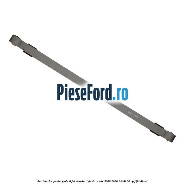 Arc lamelar punte spate 3 foi standard Ford Transit 2000-2006 2.0 DI 86 cp F3FA diesel