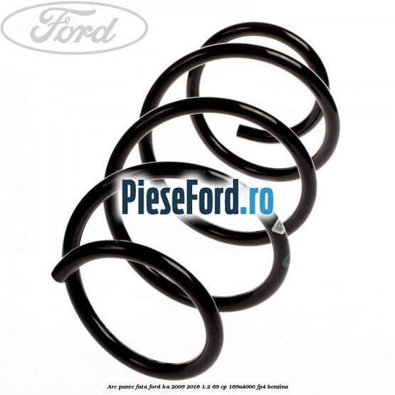 Arc punte fata Ford Ka 2009-2016 1.2 69 cp 169A4000, FP4 benzina