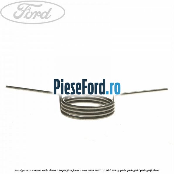 Arc siguranta manson cutie viteza 6 trepte Ford Focus C-Max 2003-2007 1.6 TDCi 109 cp G8DA, G8DB, G8DD, G8DE, G8DF diesel