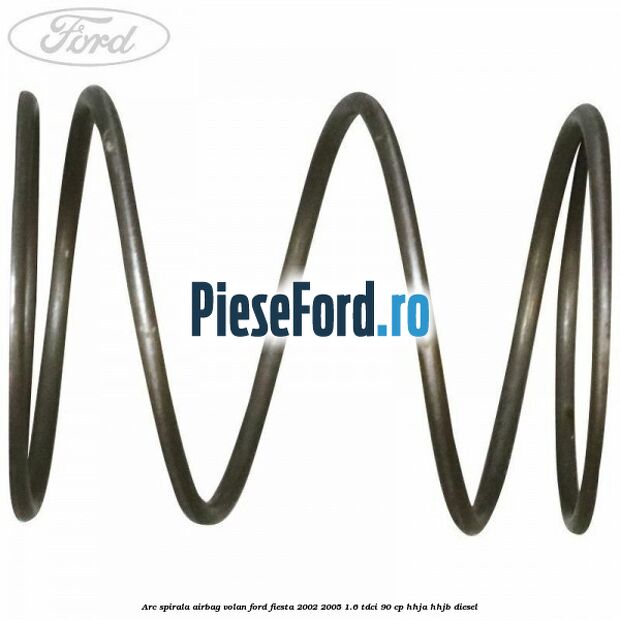 Arc spirala airbag volan Ford Fiesta 2002-2005 1.6 TDCi 90 cp HHJA, HHJB diesel