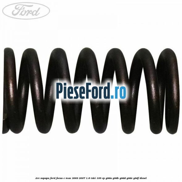 Arc supapa Ford Focus C-Max 2003-2007 1.6 TDCi 109 cp G8DA, G8DB, G8DD, G8DE, G8DF diesel