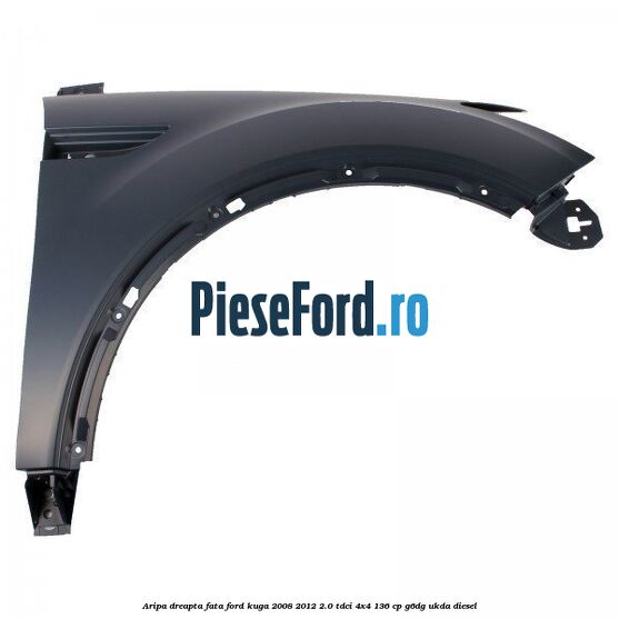 Aripa dreapta fata Ford Kuga 2008-2012 2.0 TDCi 4x4 136 cp G6DG, UKDA diesel