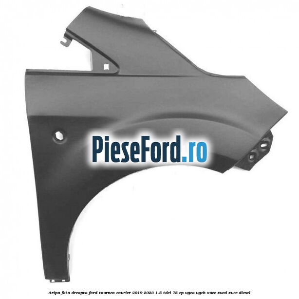 Aripa fata dreapta Ford Tourneo Courier 2019-2023 1.5 TDCi 75 cp UGCA, UGCB, XUCC, XUCD, XUCE, diesel