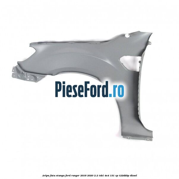 Aripa fata stanga Ford Ranger 2016-2020 2.2 TDCi 4x4 131 cp T22DD0P diesel