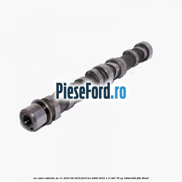 Ax came admisie an 11/2010-06/2016 Ford Ka 2009-2016 1.3 TDCi 75 cp 169A1000, FD4 diesel